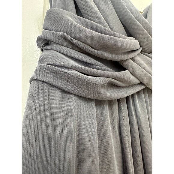 B. Darlin women’s size 3/4 gray maxi dress - Picture 10 of 12